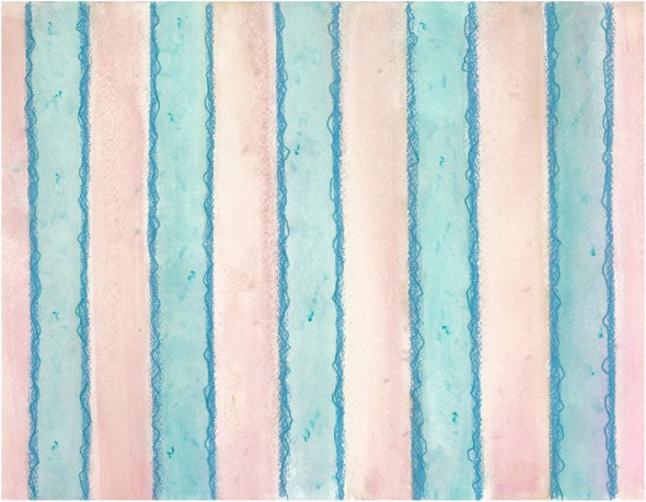 Pink & Blue French Stripe j