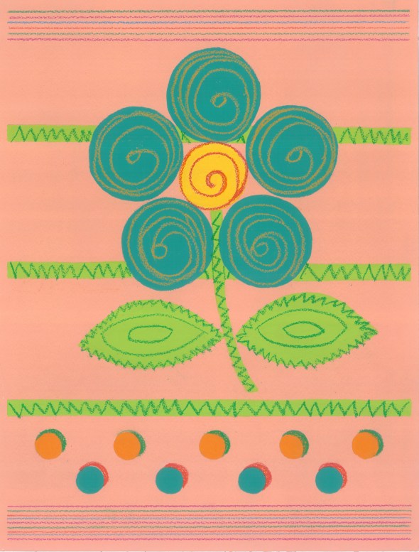 Playful Peach Pillow