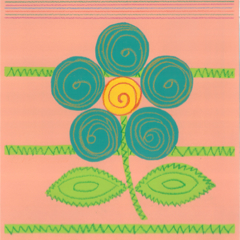 Playful Peach Pillow