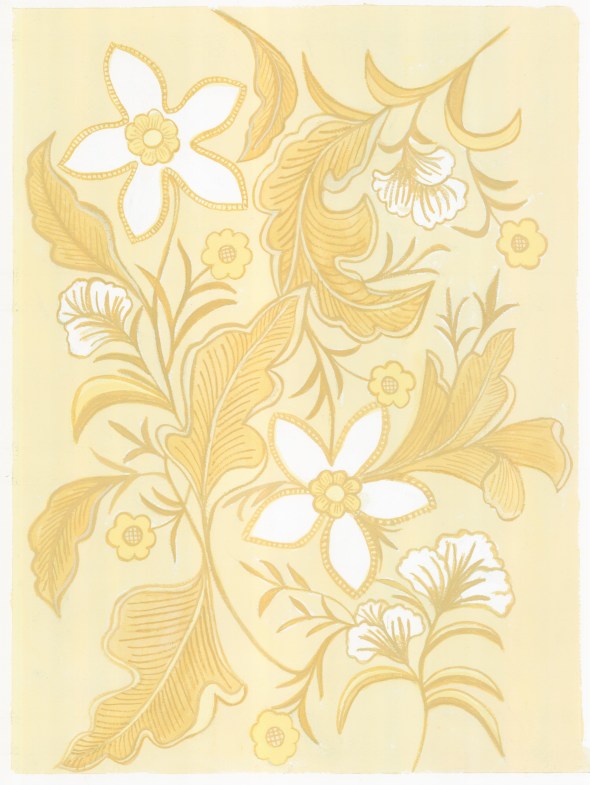 Softly Gold Floral